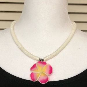 🚫SOLD SOLD🚫 ❤️5 for $20.❤️ Plumeria Necklace